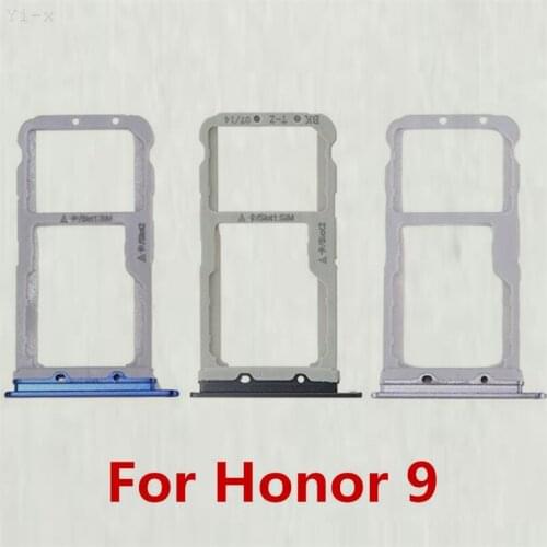10pcs/lot SIM Card Holder For Huawei Honor 9 Honor9 Sim card Slot Tray Replacement parts
