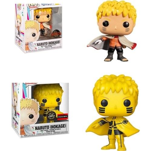 Funko Animation NARUTO Uzumaki Naruto HOKAGE 724# Glows Chase Special Edition Excusive Action Figures Collectioble Model Toys