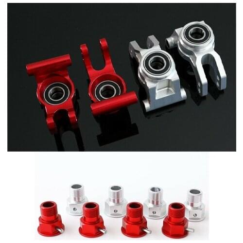 GTB racing aluminum rear hub carrier +wheel adapter for losi dbxl ,losi dbxl-e ,losi mtxl