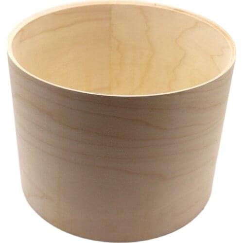 12*9 Inch Birch Wood Drum Shell Drum Body Undrill No Holes with 45 Degree Bearing Edge 12 Inch Diameter 9 Inch Depth