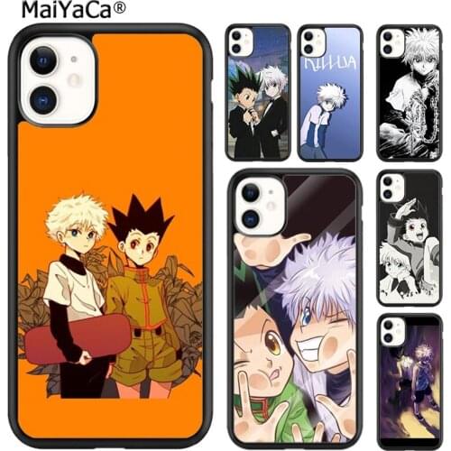 MaiYaCa Killua Gon Hunter X Hunter Phone Case Cover For iPhone 5 SE 6 6s 7 8 plus X XR XS 11 12 pro max Samsung Galaxy S9 S10