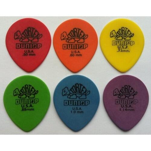 Dunlop Tortex Small Tear Drop Guitar Pick Plectrum Mediator, 1/piece