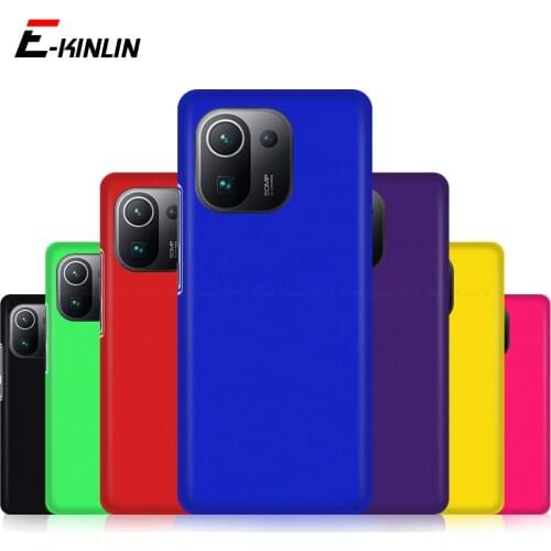 Matte Plastic PC Hard Back Cover For Xiaomi Mi 11i 11X 11 Pro Ultra Lite Ultra Thin Phone Case