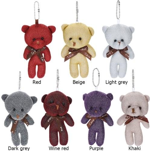 Cute Lovely Cartoon Rabbit Doll DIY Pendant Stuffed Toys for Valentine Day Gifts Party Home Decoration Supplies