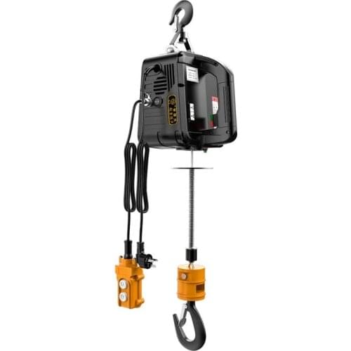 Mini electric hoist 220v small crane portable remote control household air conditioner crane small lifting hoist