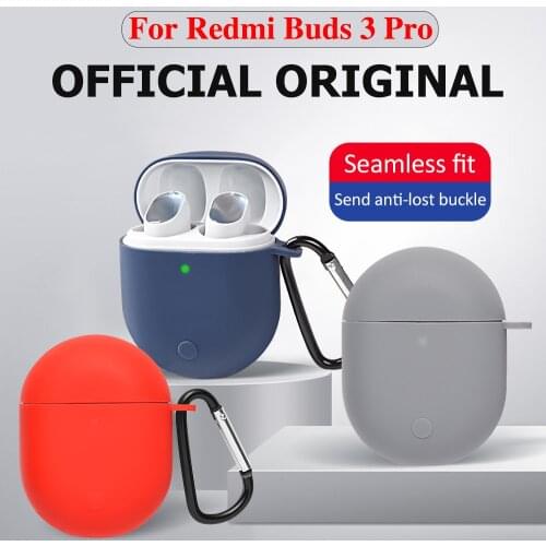 Silicone Cover For Xiaomi Redmi Buds 3 Pro TWS Earphones Case Wireless headphones Cover For Redmi Airdots 3 Pro Protective box