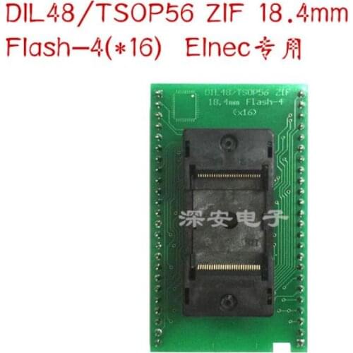 DIL48/TSOP56 ZIF 18.4mm FLASH-4 (x16) Burner Special Burner