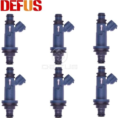 DEFUS 6pcs 23209-20020 Fuel injector For Toyota Avalon Camry Highlander Sienna Solara 3.0L V6 1999-2004 23250-20020 23250-0A010
