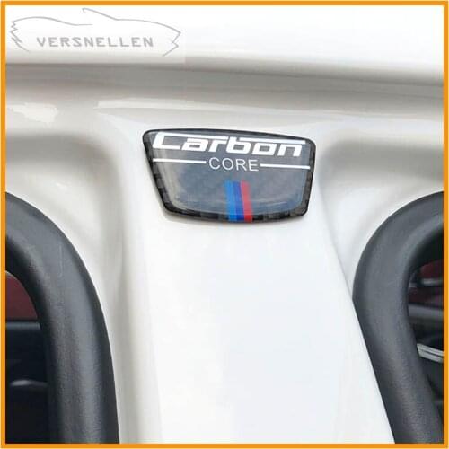 Carbon Fiber Emblem Car Stickers B Column Sticker For BMW E46 E39 E60 E90 F30 F34 F10 1 2 3 5 7 series X1 X3 X5 X6 Universal