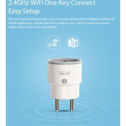 Smart Plug WiFi Control Socket 3680W 16A Power Energy Monitoring Timer Switch EU Outlet Voice Control By Alexa Google Home IFTTT