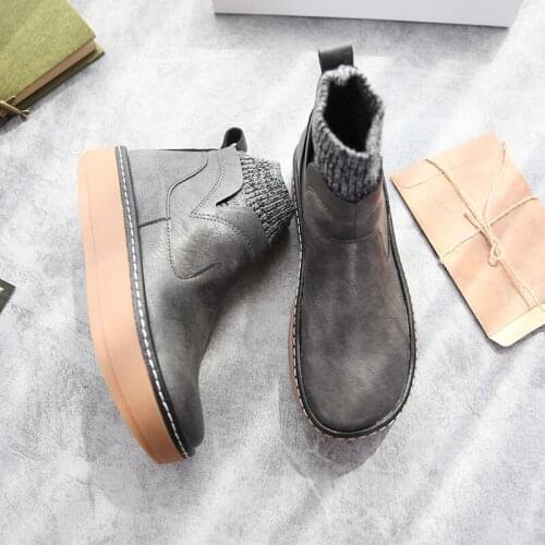 Women boots platform sock boots 2020 new all-match high-top casual short boots