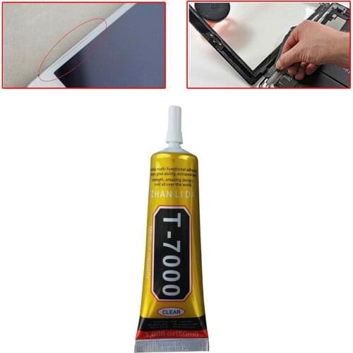 15ml T7000 Mobile Phone Repair Black Glue High Elasticity Frame Style Screen Needle Waterproof DIY Glue Super T1F1