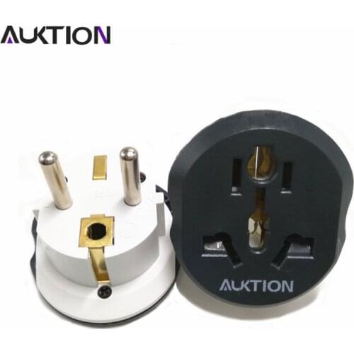 AUKTION European Travel Plug Adapter for France Germany Spain Greece Russia Italy Power Adaptor Charger CN US AU EU To EU 16A