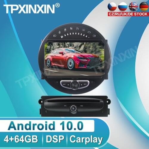 Android 10.0 64GB Car DVD Player GPS Navigation For BMW Mini 2006 2007 2008-2013 System IPS Auto Radio Stereo DSP Multimedia