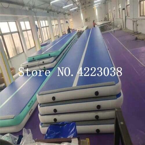 Free Shipping 10*1*0.2m Inflatable Air Track Inflatable Tumble Track Trampoline Inflatable Gymnastics Tumbling Air Track Mat