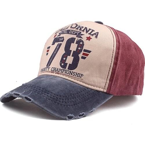 Xthree Summer Baseball Cap Fitted Hat Casual Cap Gorras 78 Hip Hop Snapback Hats Wash Cap for Men Women Unisex