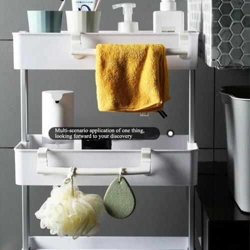 Towel Holder No Drilling Bathroom Towel Rack Kitchen Accessories Home Storage Organizer Shelf Wall Mounted Bathroom Towel Bar