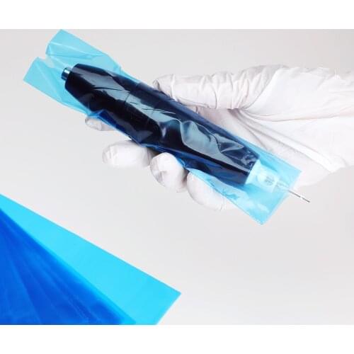 Stigma Tattoo Pen Machine 100PCS Bag 160MM*50MM Disposable Pens Protection Clear PE Plastic TC620