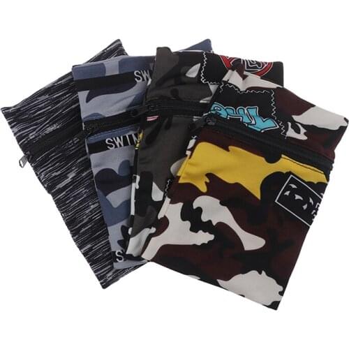 Multifunctional Wrist Band Zipper Ankle Wrap Sport Wrist Strap Wallet Storage For Running Gym Cycling Sports Safety