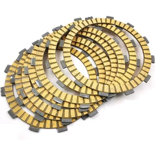 Motorcycle Carbon Fibre Friction Clutch Plates Disc For YAMAHA XVS650 V-Star/Drag Star FZ-07 MT-07 XSR700 FZ8 WR250Z YZ250