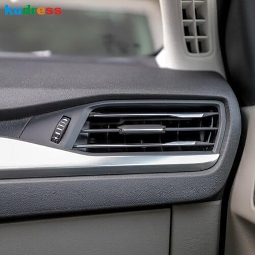 For Ford Focus 2019 2020 Carbon Fiber Air Conditioning Outlet Cover Trim Decoration AC Cover Auto Accessories