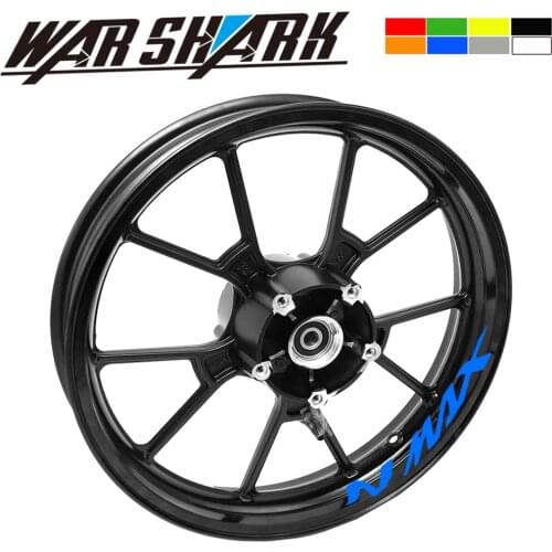 Motorcycle Wheel Sticker stripe Reflective Rim For Yamaha TMAX XMAX NMAX VMAX tmax xmax nmax vmax logo
