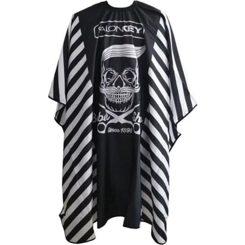 New Skull Hair Cloth Adult/Kid Barber Cape Salon Haircut Apron Anti-static Hair Dresser Waterproof Hairdresser Cape Hairdressing