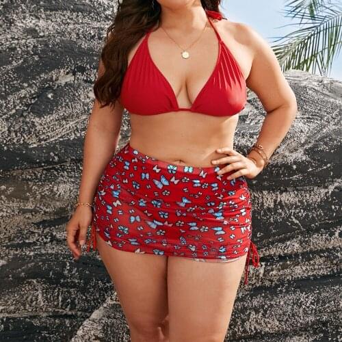 2021 New Plus Size Swimwear，Bikini，Beachwear，Ladies Swimsuit