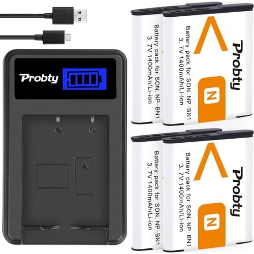 NP-BN1 Battery & Charger for SONY Cyber-shot DSC-TX7S DSC-TX7TS/L DSC-WX5/S DSC-W320S DSC-W320R DSC-W330 DSC-W330B DSC-W330L