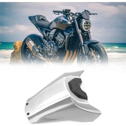 Motorcycle Rear Seat Passenger Cover Cowl Fairing for Honda CB1000R 2019-2021 Gray-Silver