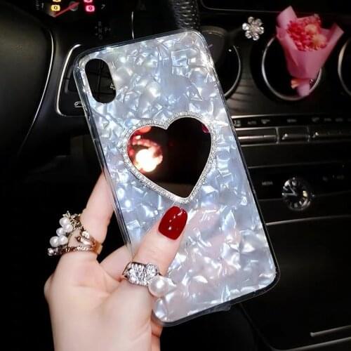 Luxury Bling Glitter Mirror Soft Cases For Xiaomi POCO X3 NFC Pearl shell Redmi Note 10 Pro K40 9T Mi A3 CC9 9 Lite 10T POCO M3