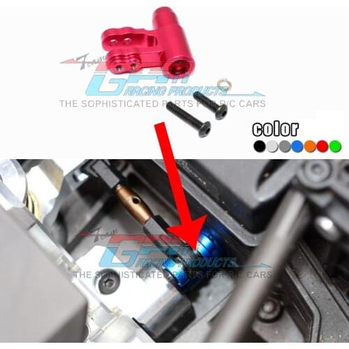 GPM aluminum alloy metal steering gear steering arm servo arm # 7747 for TRAXXAS 1/5 X-MAXX 6S 8S 77086-4 Monster Accessories