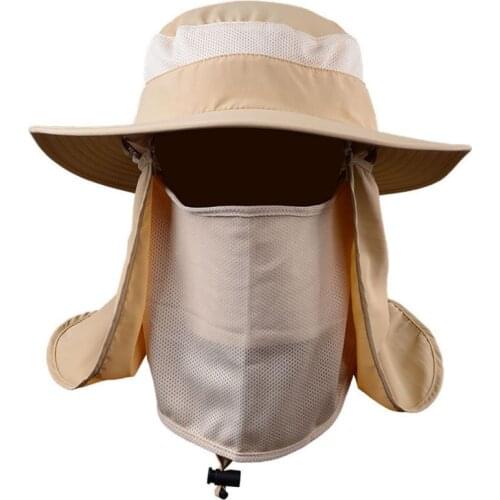 Hot Hot Sale 360 Degree Assembled Neck Cover Boonie Fish Camping Hunting Snap Hat Brim Cap Ear Sun Flap Sport