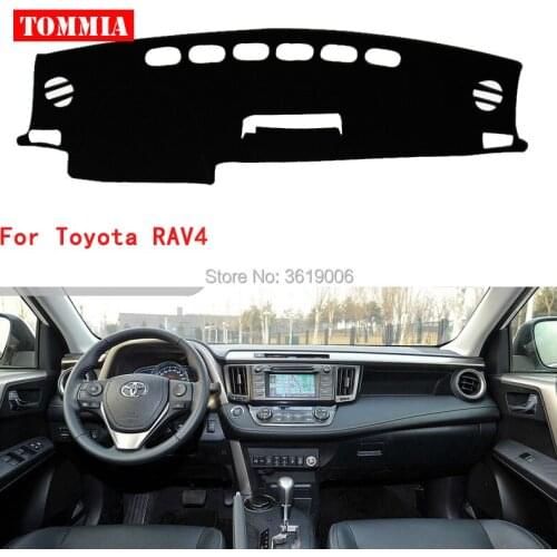 TOMMIA Interior Dashboard Cover Light Avoid Pad Photophobism Mat Sticker For Toyota RAV4
