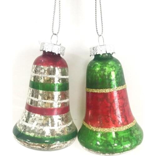 Christmas tree decoration glass pendant window gift foreign trade 5 inch transparent ice bar ice gourd