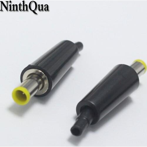 1pcs New Black 5.0*3.0mm DC Power Plug with Tail ABS 5.0mm x 3.0mm Male Plugs Connector DIY Repair Jack Audio Adapter 14mm