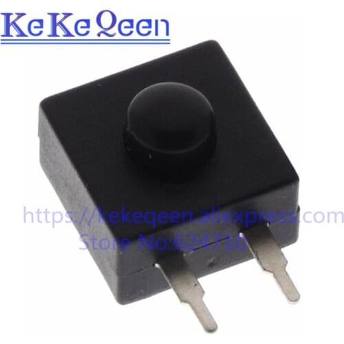 100pcs/lot 1212-112YB 12*12mm Straight Foot Side 2pins Button LED Flashlight Switch ON-OFF
