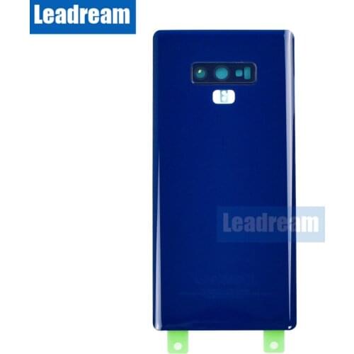 20PCS Back Battery Door Housing Cover Rear Door Back Glass with Camera Lens Adhesive for Samsung Galaxy Note 9 N960 Free DHL
