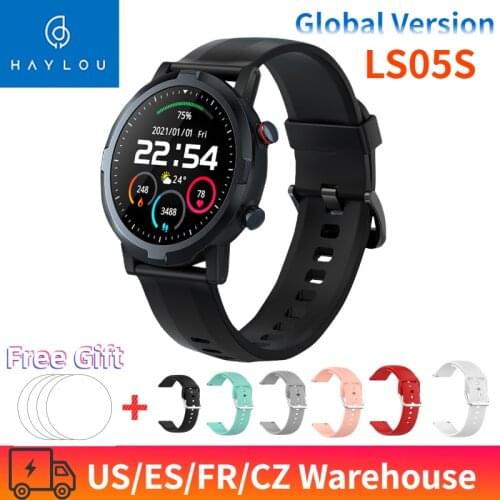 2021 Newest Global Version Haylou RT LS05S Smart Watch Men Bluetooth Fitness Tracker IP68 Waterproof Heart Rate Monitor 스마트 워치