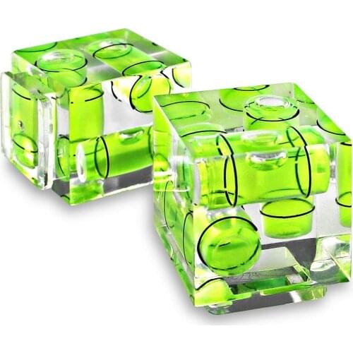 2x Triple 3 Axis Hot Shoe Bubble Spirit Level for Canon Nikon Pentax DSLR Camera