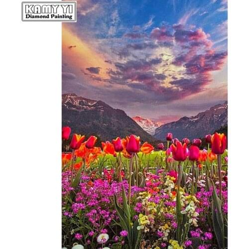 5D DIY Diamond embroidery Cross stitch Garden Square/Round Diamond mosaic Diamond painting decoration HYY