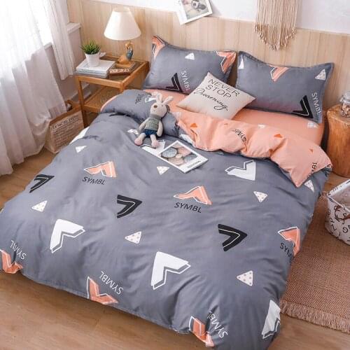 Americal Bedding Set Geometric Patterns Duvet Cover Sets Bed Linens Bedsheet Pillowcases for Child Adult 240x220 Soft Bedclothes