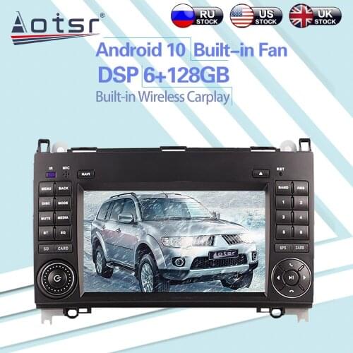 For Mercedes-Benz B200 Android 10 Tesla Car Radio Wireless Carplay GPS Navigation DSP Car Multimedia Player Head Unit