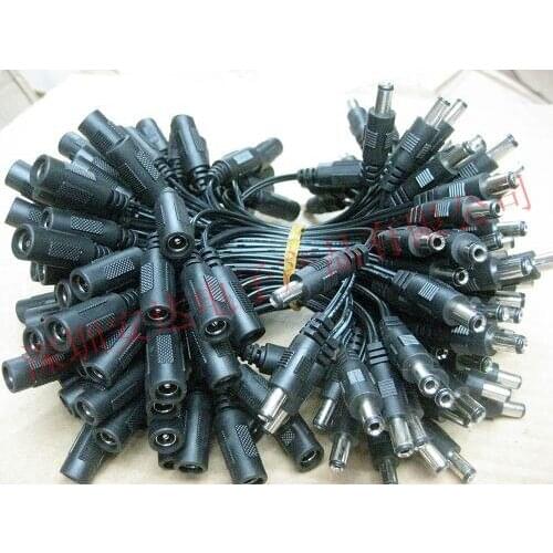 Free Shipping For DC power supply line DC extended line DC conversion line 5.5*2.5mm security monitoring line