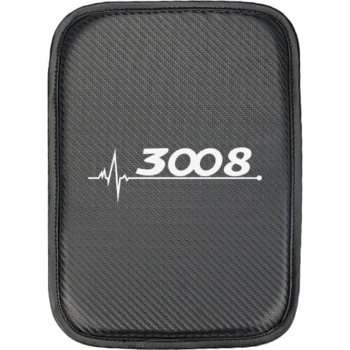 Car Armrest Pad Covers Universal Center Console Auto Seat Armrests Box Pads For Peugeot 3008