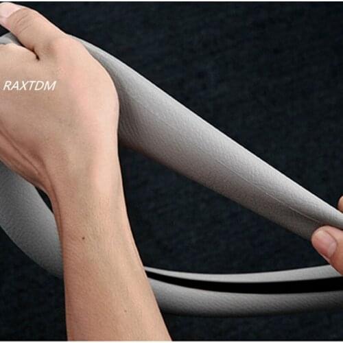 Auto stretch steering wheel covers for Jaguar XF XFL XE XJ XJL F-Tempo F tempo fpace X761 XJ6 XKR XK8 X320