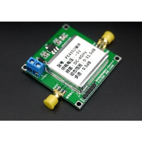 PE4302 Digital RF Attenuator Module RF High Linearity 0.5dB Step