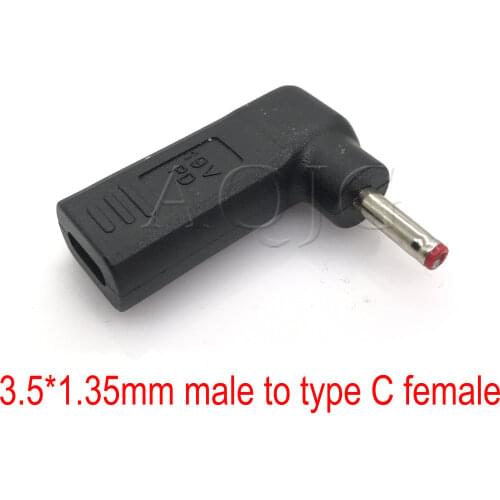 Dc USB Type C USB C Female to 3.5*1.35 3.5x1.35mm Male Plug Converter Power Jack Connector Adapter