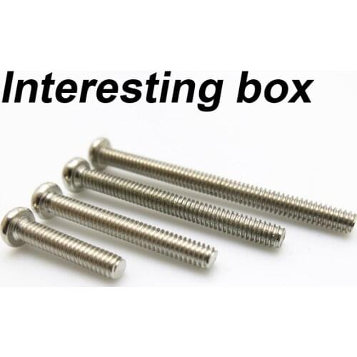 M2 long screw high strength small bolt high strength m2 bolt nut model screw set cross screw