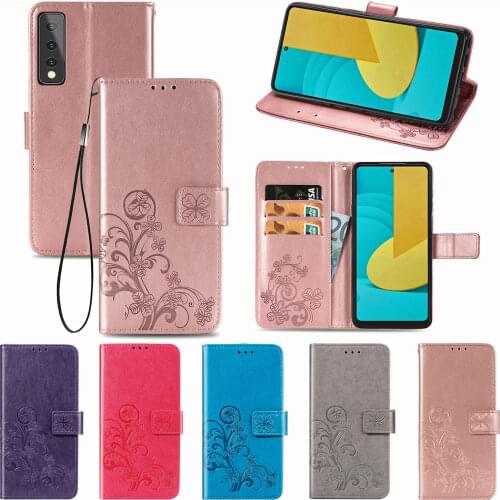 For LG Velvet 2 Pro Case PU Leather Filp Cover for LG Stylo 7 5g 3 L 6 K53 K22 K52 K42 K61 K71 K51S Embossed Wallet Phone Coque